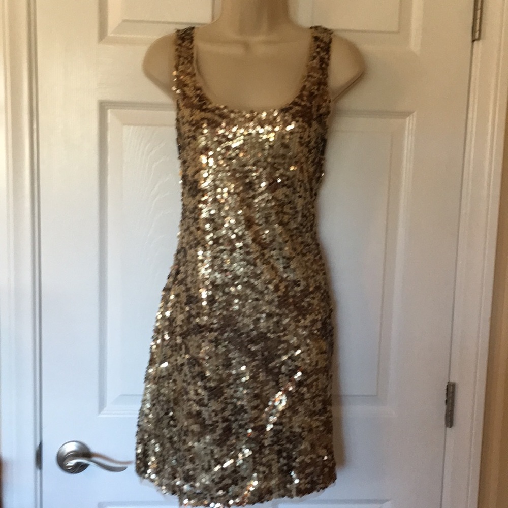 New Years Eve Sequined Party Dress